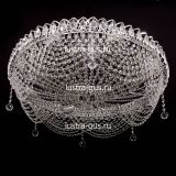 Люстра Роза Водоворот, диаметр 700 мм, цвет серебро, Люстры Гусь Хрустальный Люстра Роза Водоворот, диаметр 700 мм, цвет серебро, Люстры Гусь Хрустальный