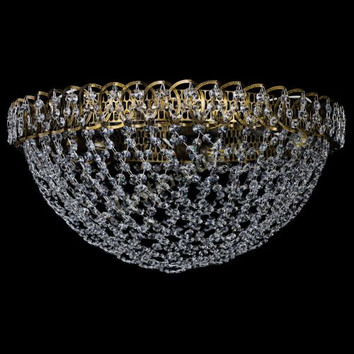 Люстра Водоворот Сетка Обтикон под бронзу в Магнитогорске Гусь Хрустальный