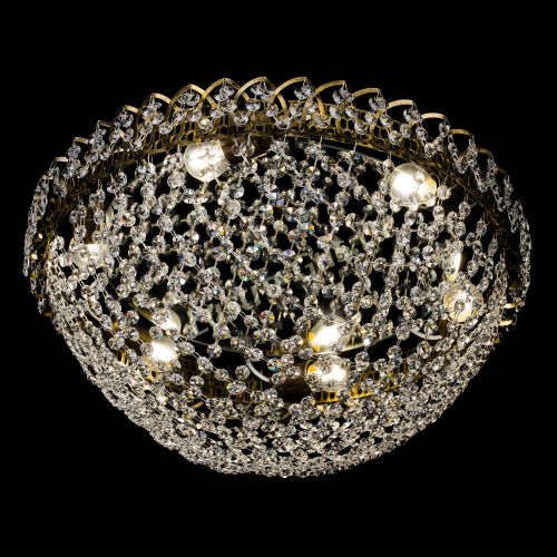 Люстра Водоворот Сетка Обтикон под бронзу в Магнитогорске Гусь Хрустальный