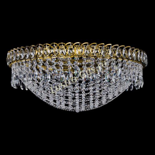 Люстра Водоворот Сетка 8 ламп под бронзу в Магнитогорске Гусь Хрустальный