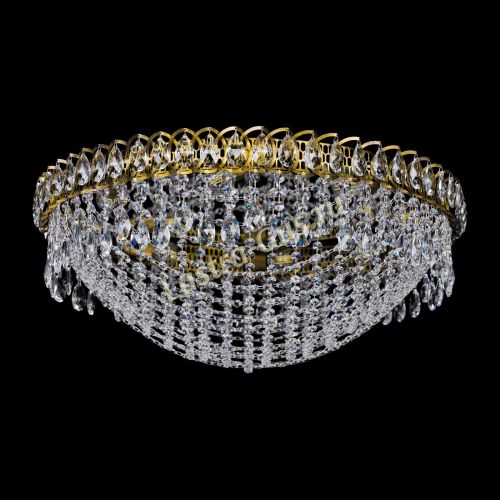 Люстра Водоворот Сетка 8 ламп под бронзу в Магнитогорске Гусь Хрустальный