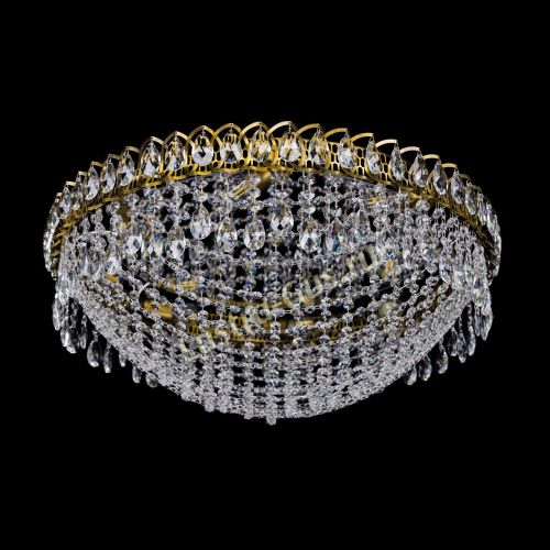 Люстра Водоворот Сетка 8 ламп под бронзу в Магнитогорске Гусь Хрустальный