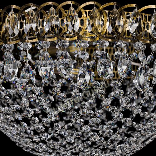 Люстра Водоворот Сетка под бронзу в Магнитогорске Гусь Хрустальный