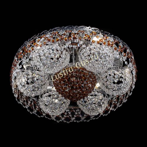 Люстра Вьюга №3 чайная в Магнитогорске Гусь Хрустальный