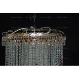 Люстра Вьюга длинная красная в Магнитогорске