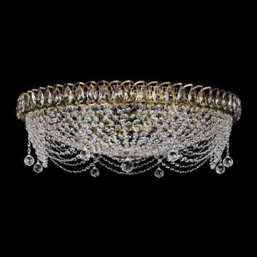 Люстра Жасмин №1 - 700 мм под бронзу в Магнитогорске Гусь Хрустальный