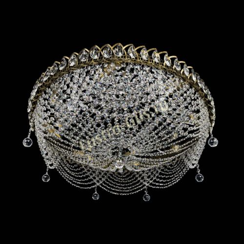 Люстра Жасмин №1 - 700 мм под бронзу в Магнитогорске Гусь Хрустальный