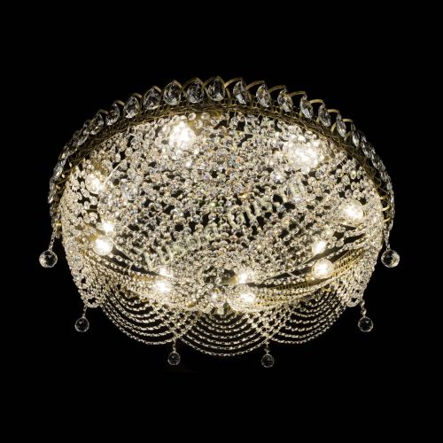 Люстра Жасмин №1 - 700 мм под бронзу в Магнитогорске Гусь Хрустальный