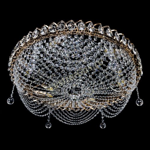 Люстра Жасмин №1 - 6 ламп в Магнитогорске Гусь Хрустальный