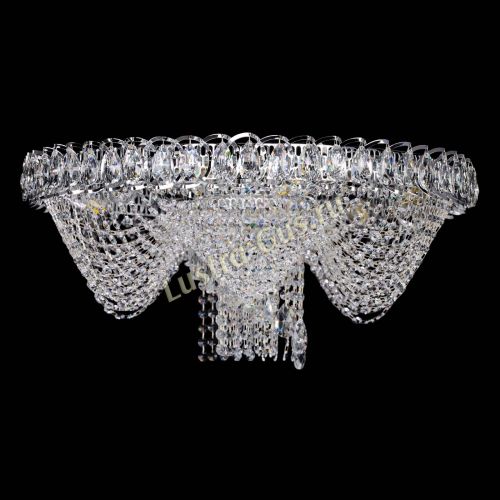 Люстра Жасмин Каскад 600 мм в Магнитогорске Гусь Хрустальный