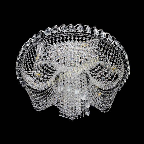 Люстра Жасмин Каскад 600 мм в Магнитогорске Гусь Хрустальный