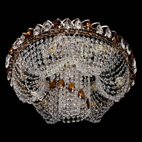 Люстра Жасмин Каскад чайный в Магнитогорске Гусь Хрустальный