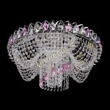 Люстра Жасмин Каскад розовый в Магнитогорске