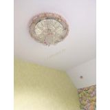 Люстра Жасмин Каскад розовый в Магнитогорске