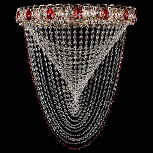 Люстра Жасмин Веер красная в Магнитогорске Люстра Жасмин Веер красная в Магнитогорске