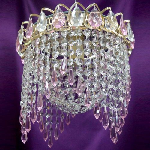 Люстра Катерина Айсберг цветная в Магнитогорске Гусь Хрустальный