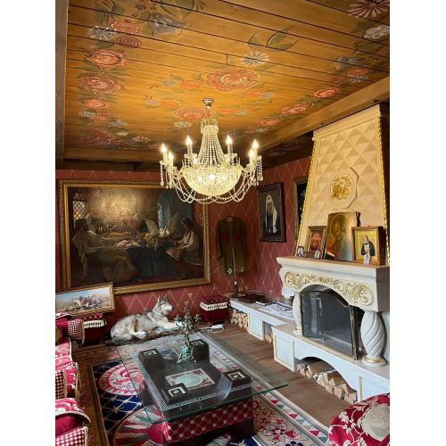 Люстра Елизавета №13 Купол в Магнитогорске Гусь Хрустальный