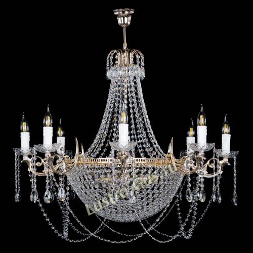 Люстра Елизавета №13 Купол в Магнитогорске Гусь Хрустальный