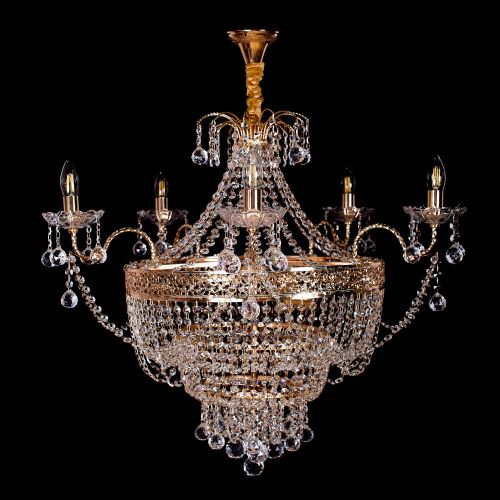 Люстра Валенсия №9 рожковая в Магнитогорске Гусь Хрустальный