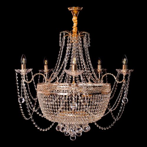 Люстра Валенсия №10 рожковая в Магнитогорске Гусь Хрустальный