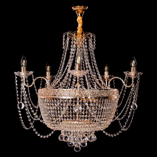 Люстра Валенсия №10 рожковая в Магнитогорске Гусь Хрустальный