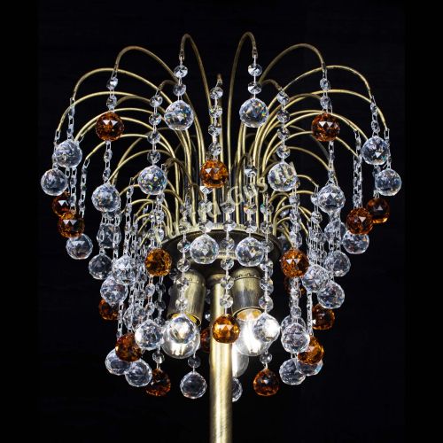 Торшер Агата шар под бронзу Чайный в Магнитогорске Гусь Хрустальный