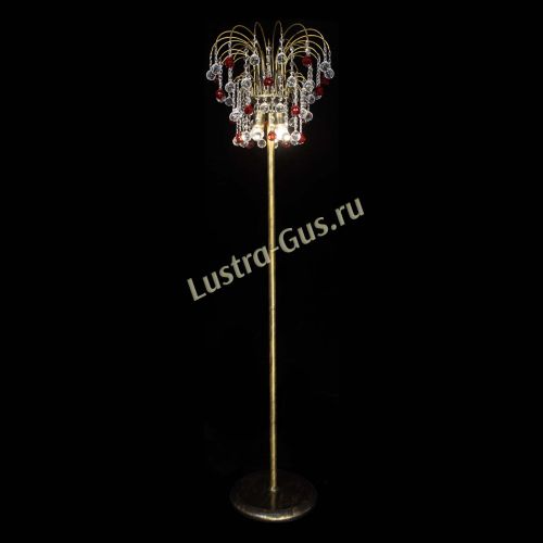 Торшер Агата шар под бронзу Красный в Магнитогорске Гусь Хрустальный