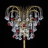 Торшер Агата шар под бронзу Красный в Магнитогорске