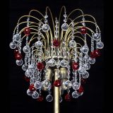 Торшер Агата шар под бронзу Красный в Магнитогорске