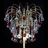 Торшер Агата шар под бронзу Красный в Магнитогорске