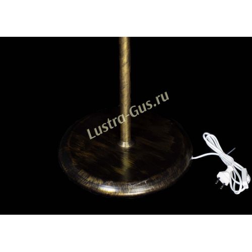 Торшер Агата шар под бронзу Зеленый в Магнитогорске Гусь Хрустальный