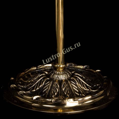 Бронзовый торшер Антик №3/2 шар в Магнитогорске Гусь Хрустальный