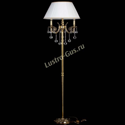 Бронзовый торшер Антик №3/2 шар в Магнитогорске Гусь Хрустальный