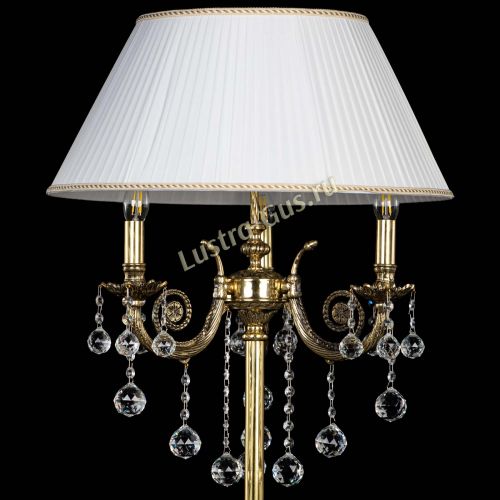 Бронзовый торшер Антик №3/2 шар в Магнитогорске Гусь Хрустальный