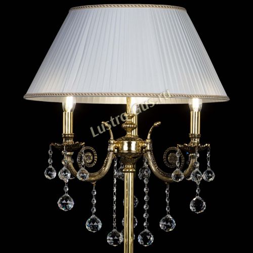 Бронзовый торшер Антик №3/2 шар в Магнитогорске Гусь Хрустальный