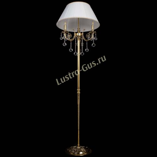 Бронзовый торшер Антик №3/2 шар в Магнитогорске Гусь Хрустальный