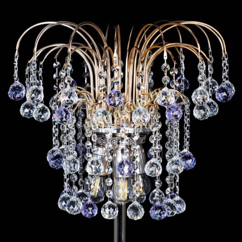 Торшер Акация шар фиолетовый в Магнитогорске Гусь Хрустальный