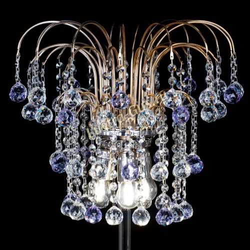 Торшер Акация шар фиолетовый в Магнитогорске Гусь Хрустальный