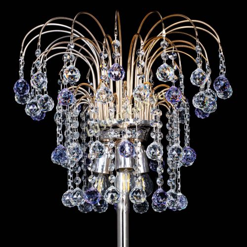 Торшер Акация шар фиолетовый в Магнитогорске Гусь Хрустальный