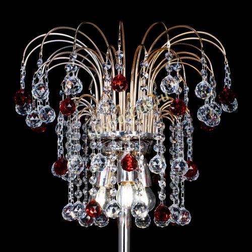 Торшер Акация шар красный в Магнитогорске Гусь Хрустальный