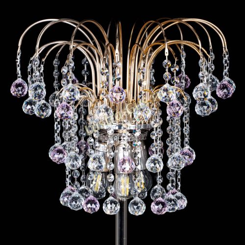 Торшер Акация шар розовый в Магнитогорске Гусь Хрустальный