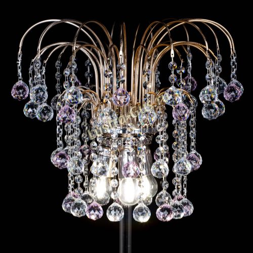 Торшер Акация шар розовый в Магнитогорске Гусь Хрустальный