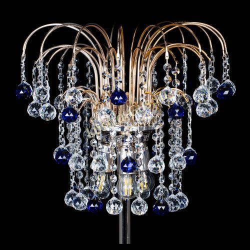 Торшер Акация шар синий в Магнитогорске Гусь Хрустальный