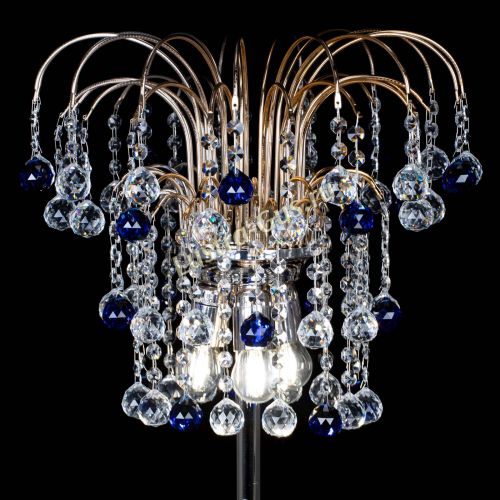 Торшер Акация шар синий в Магнитогорске Гусь Хрустальный