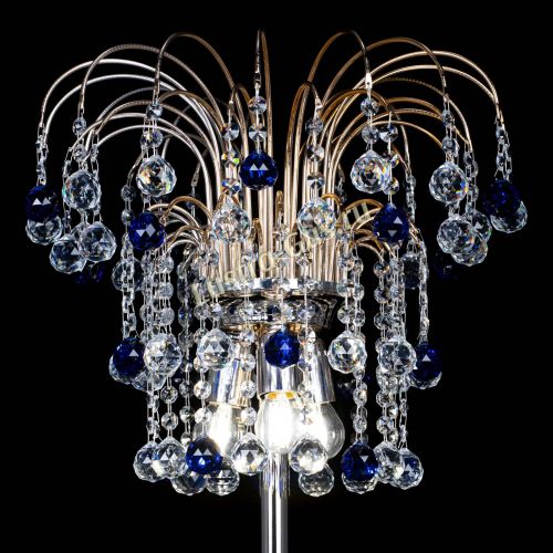 Торшер Акация шар синий в Магнитогорске Гусь Хрустальный