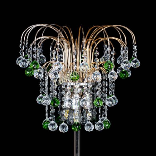 Торшер Акация шар зеленый в Магнитогорске Гусь Хрустальный