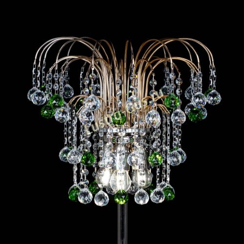 Торшер Акация шар зеленый в Магнитогорске Гусь Хрустальный