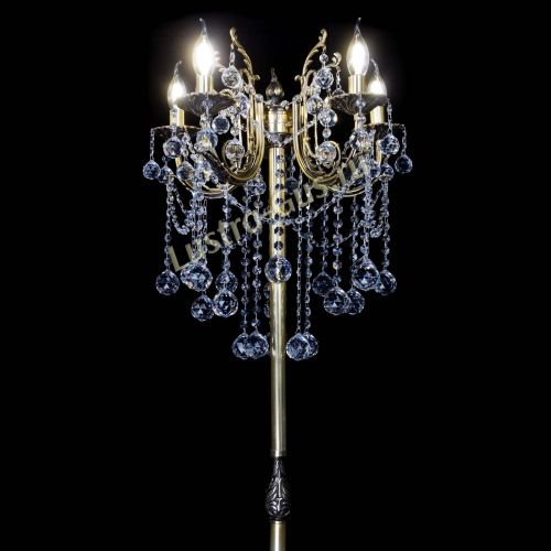 Бронзовый торшер Матильда №2 шар в Магнитогорске Гусь Хрустальный