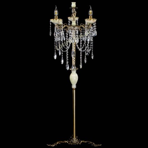 Торшер бронзовый Оникс №3/2 журавлик в Магнитогорске Гусь Хрустальный