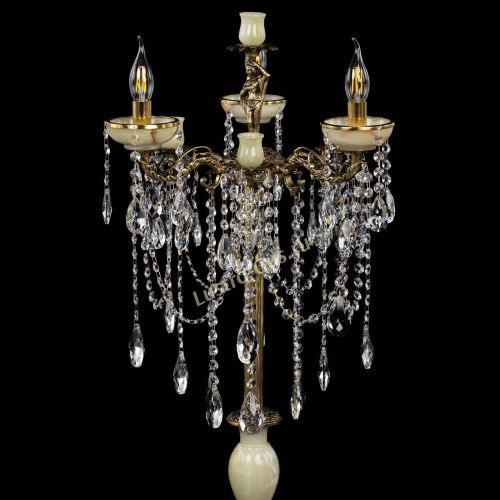 Торшер бронзовый Оникс №3/2 журавлик в Магнитогорске Гусь Хрустальный